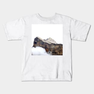 Rock Face White Cloud Sky Kids T-Shirt